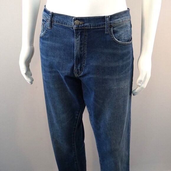 Polo Ralph Lauren Jeans Men Size 40x31 Varick Slim Straight Blue Denim Jeans - Picture 2 of 13